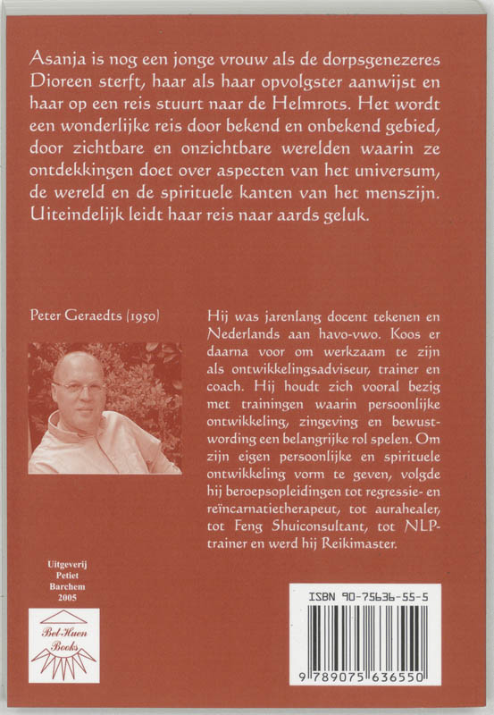 Achterkant van Asanja's reis