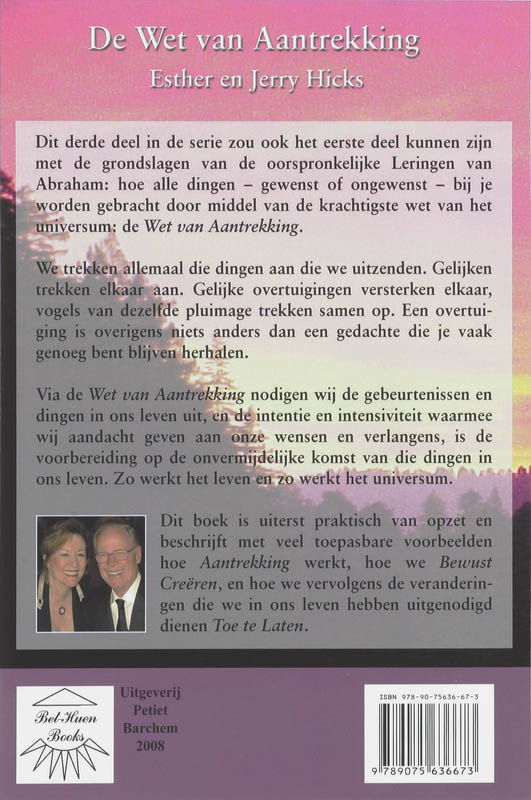 Achterkant van De wet van Aantrekking