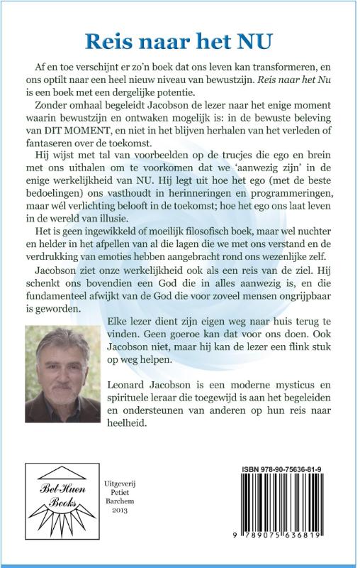 Achterkant van Reis naar het nu