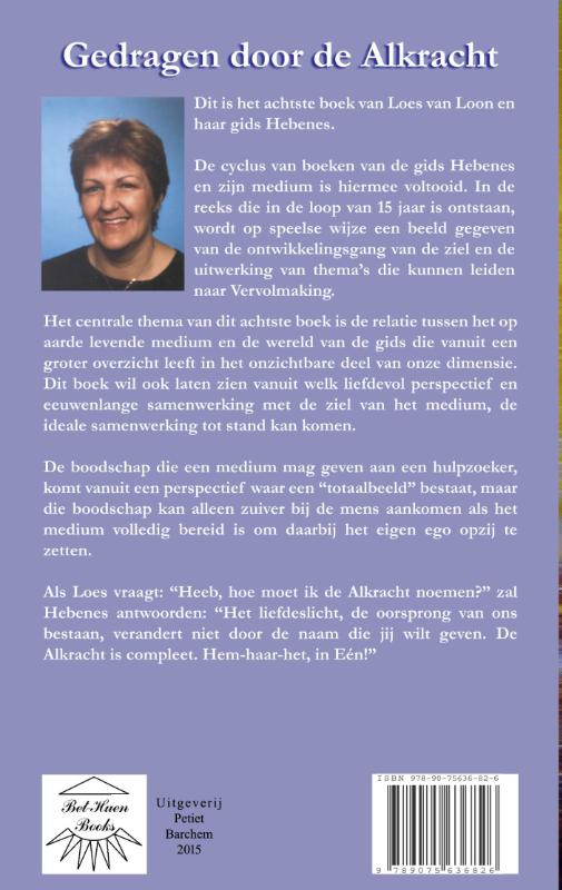 Achterkant van Gedragen door de Alkracht
