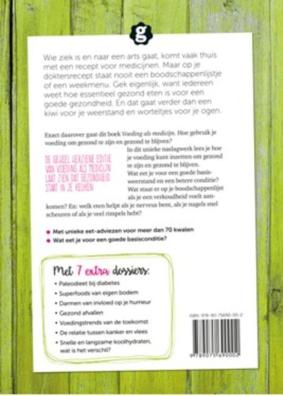 Achterkant van Voeding als medicijn