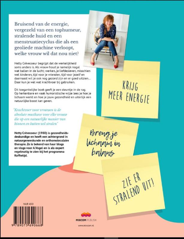 Achterkant van Krachtvoer voor vrouwen