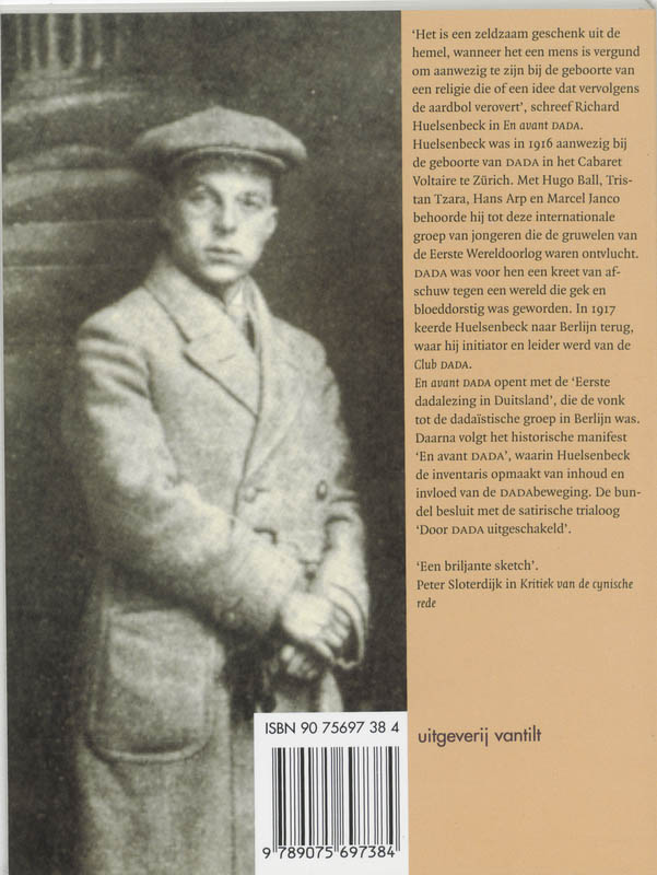 Achterkant van En avant Dada