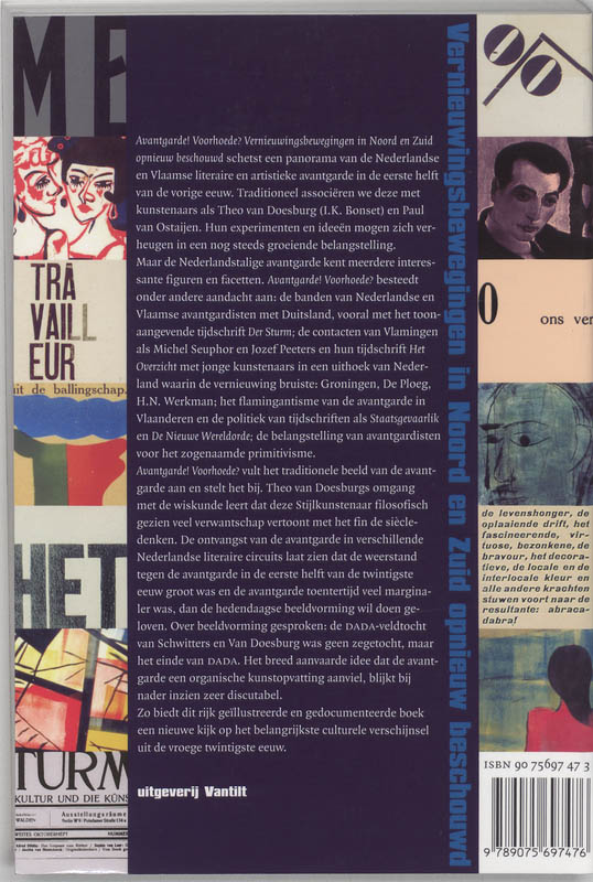 Achterkant van Avantgarde! Voorhoede?