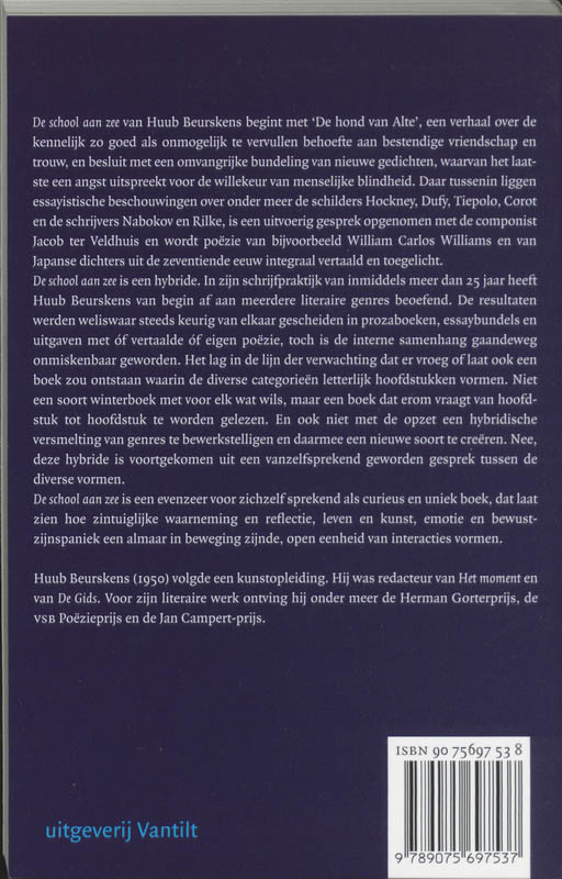 Achterkant van De school aan zee