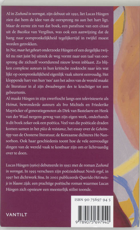 Achterkant van Nee, maar het gebeurt
