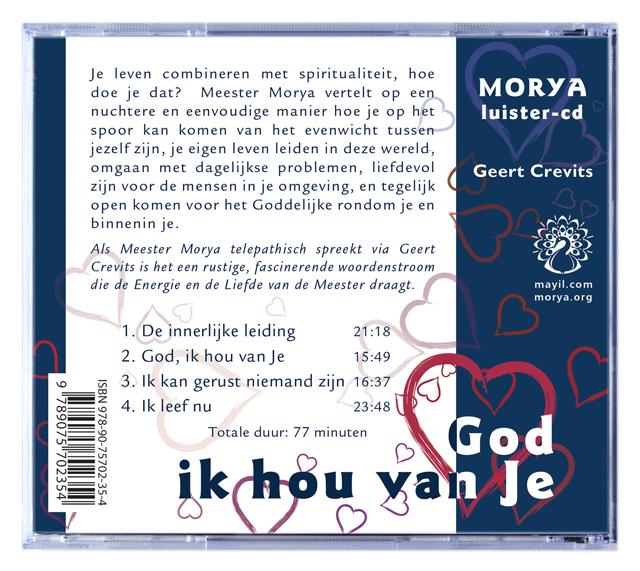 Achterkant van God ik hou van Je