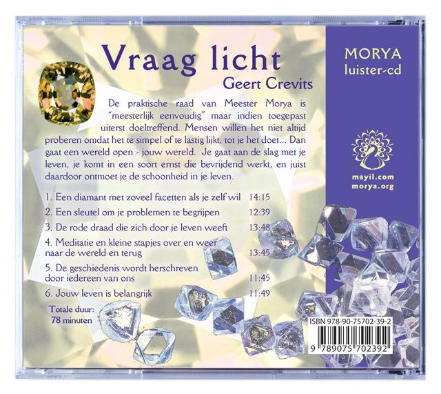 Achterkant van Vraag licht