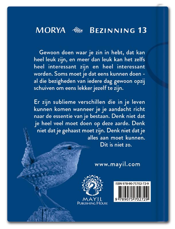 Achterkant van Gewoon jezelf zijn