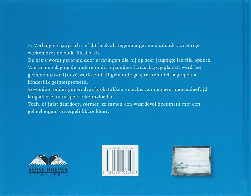 Achterkant van Zwerven door de oude Biesbosch