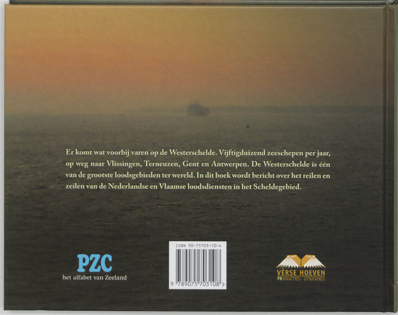 Achterkant van Met het oog op de Schelde