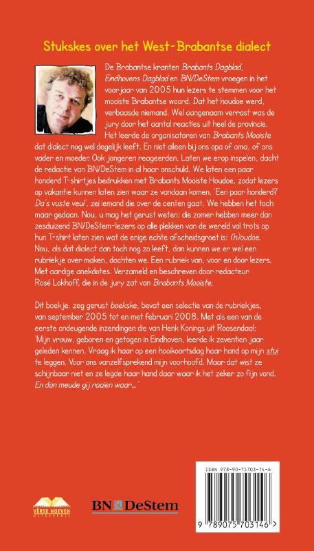 Achterkant van Houdoe... en bedankt