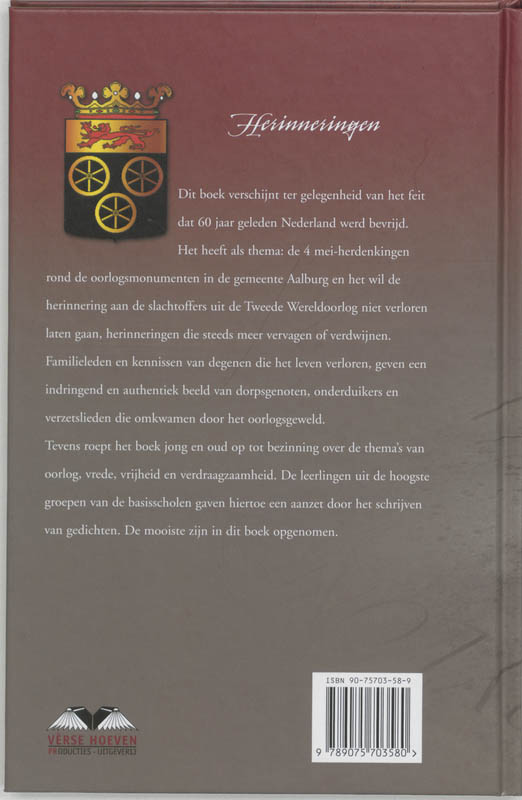 Achterkant van Herinneringen