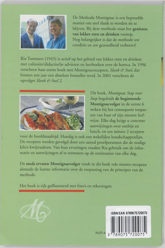 Achterkant van Montignac stap voor stap