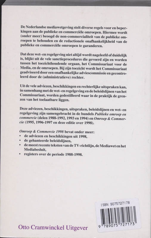 Achterkant van 1998