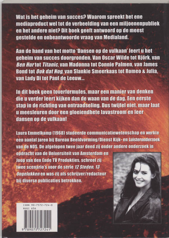 Achterkant van Dansen op de vulkaan