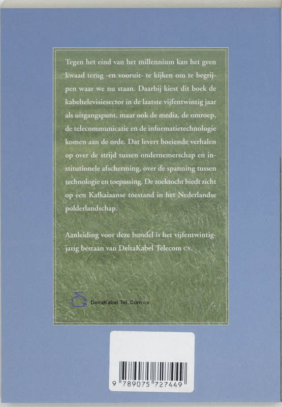 Achterkant van De Kabel: Kafka in de polder