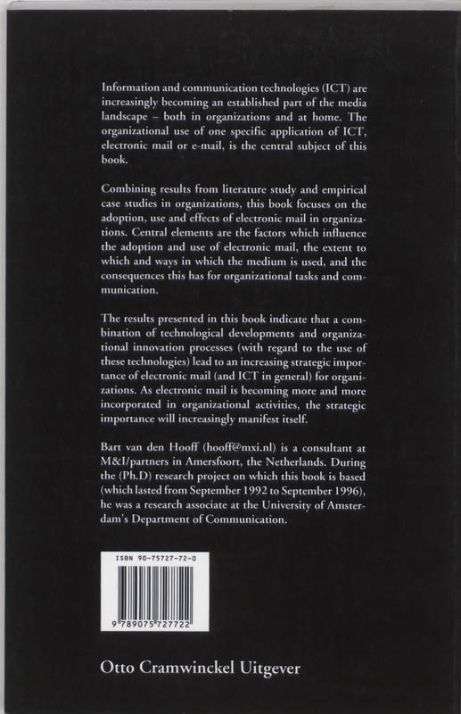 Achterkant van "Incorporating Electronic Mail"