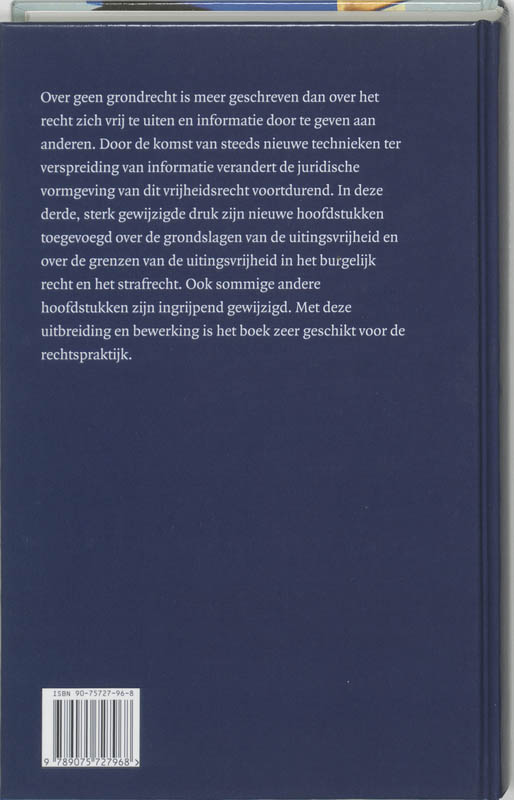 Achterkant van Uitingsvrijheid