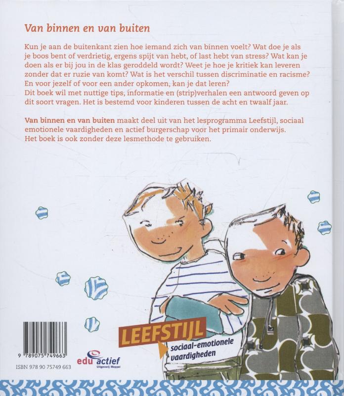 Achterkant van Van binnen en van buiten