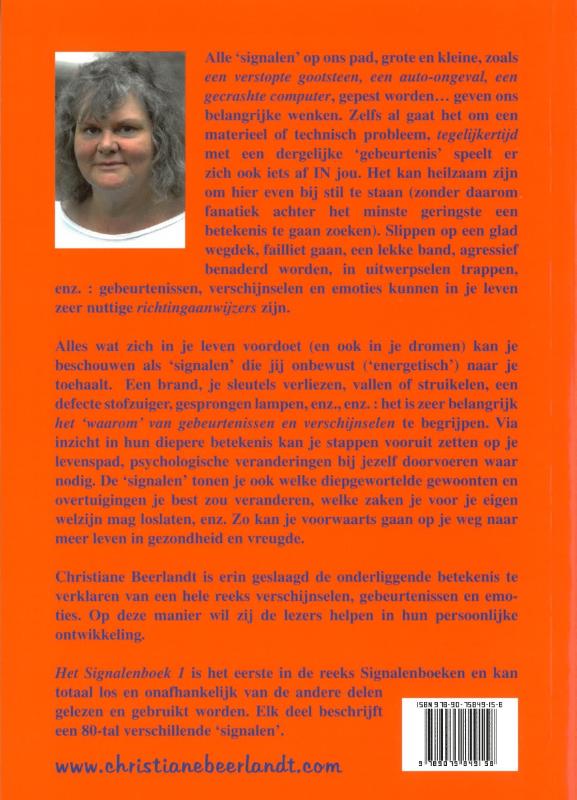 Achterkant van Het signalenboek