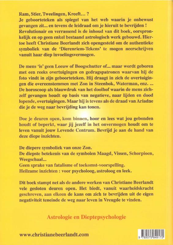 Achterkant van Bevrijdende astrologie