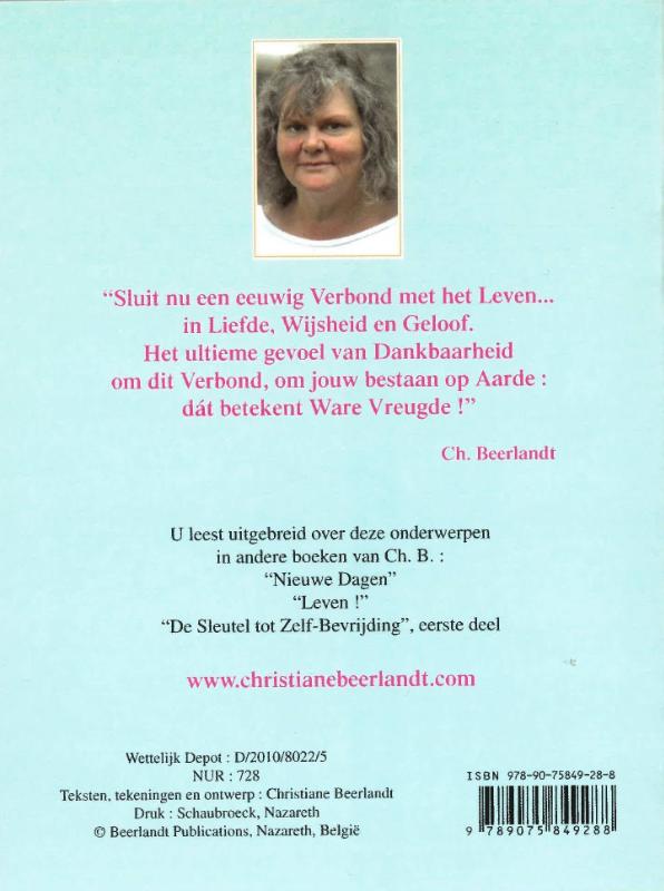 Achterkant van Geloof, bewustzijn en liefde