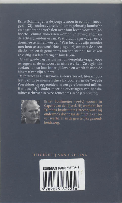 Achterkant van De dominee en zijn mevrouw
