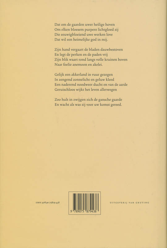 Achterkant van Aan der droomen torentrans