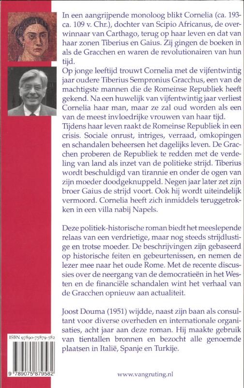 Achterkant van Cornelia, moeder van de Gracchen