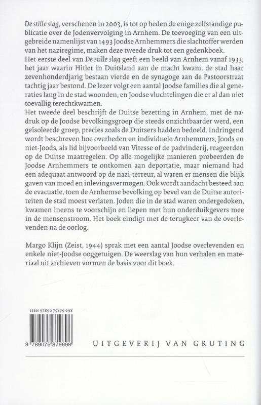 Achterkant van De stille slag