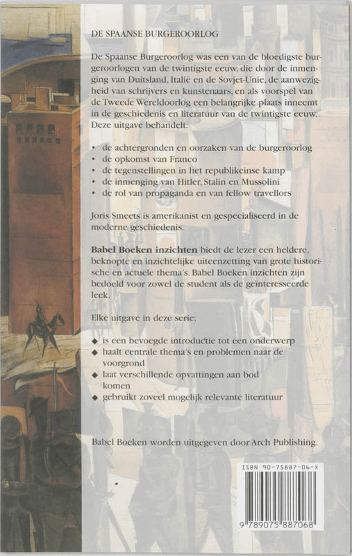 Achterkant van De Spaanse Burgeroorlog