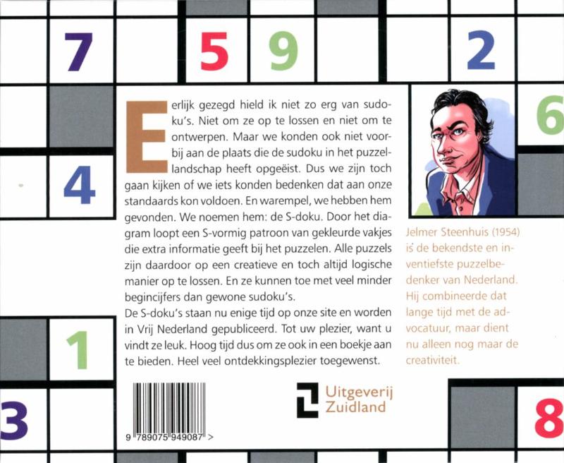 Achterkant van S-doku