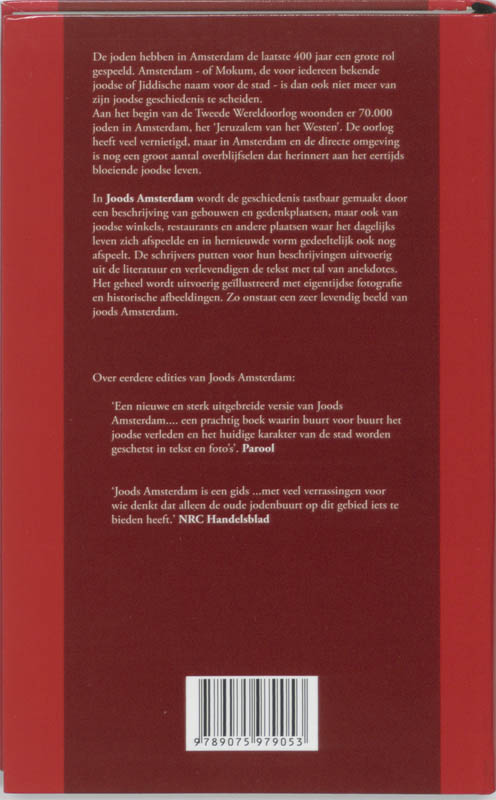 Achterkant van Joods Amsterdam