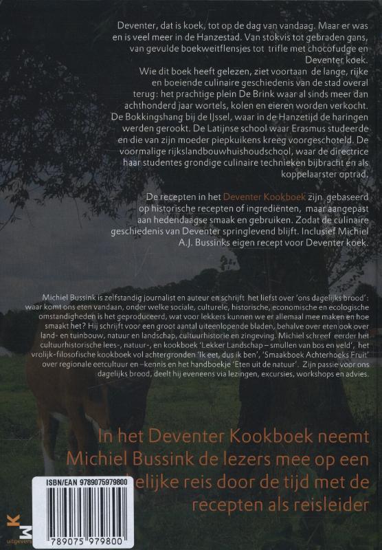 Achterkant van Deventer kookboek