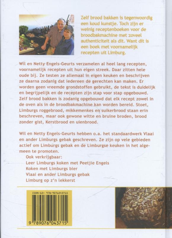 Achterkant van Zelf brood bakken