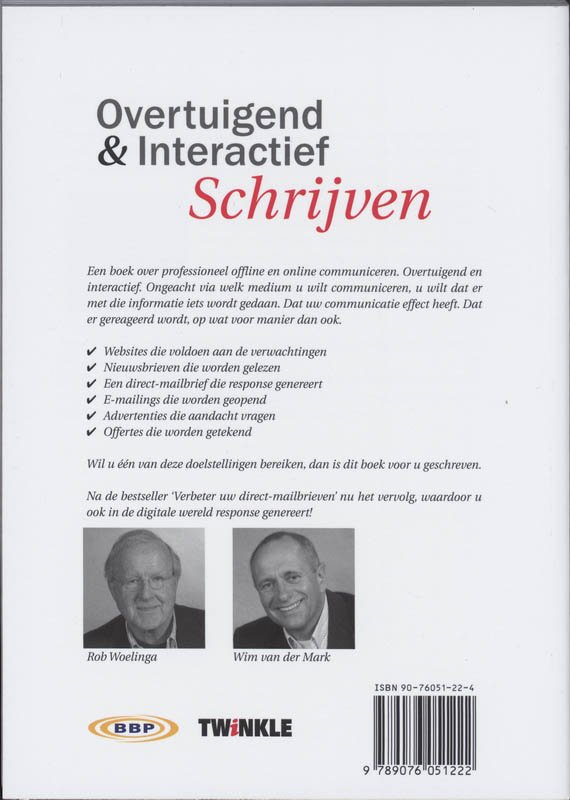 Achterkant van Overtuigend & Interactief Schrijven