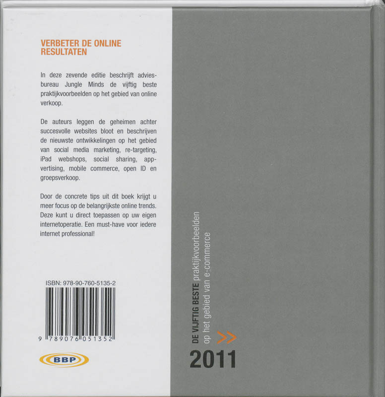 Achterkant van Finest Fifty e-commerce 2011
