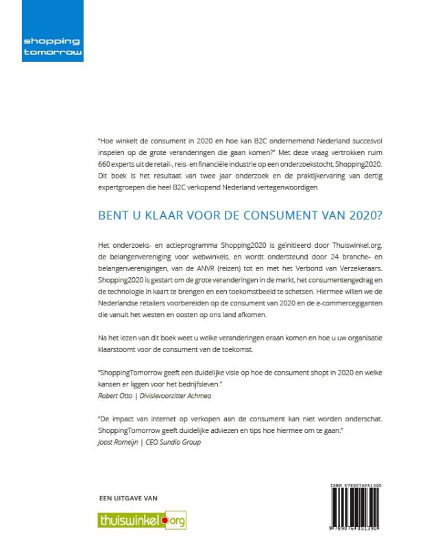 Achterkant van ShoppingTomorrow