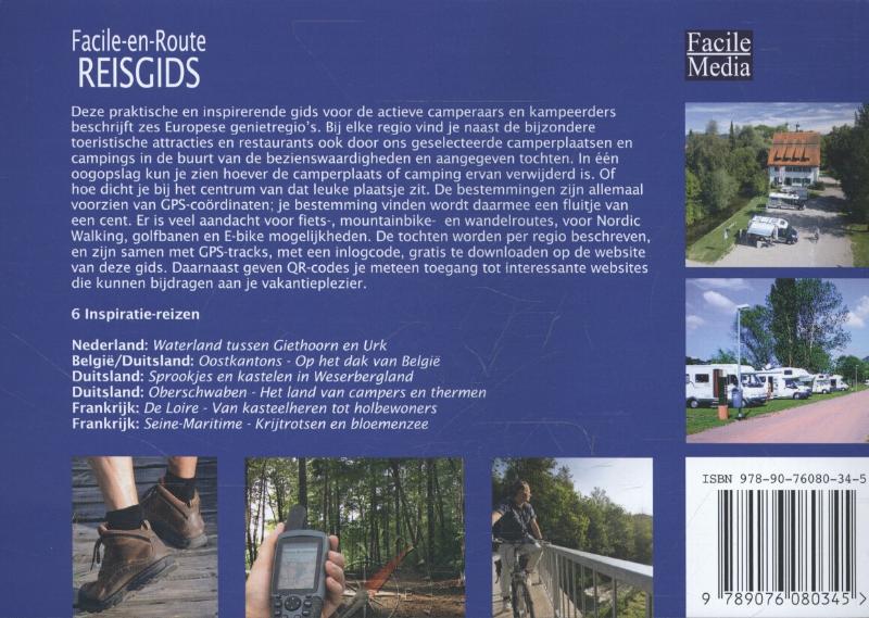 Achterkant van Reisgids