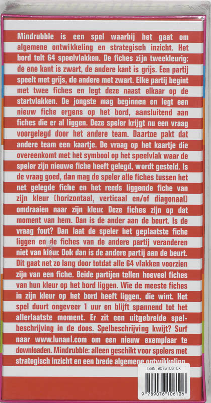 Achterkant van Mindrubble