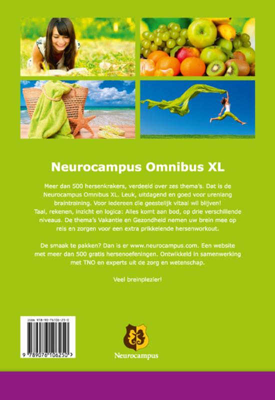 Achterkant van Braintraining omnibus XL