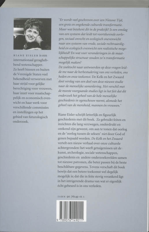 Achterkant van De kelk en het zwaard