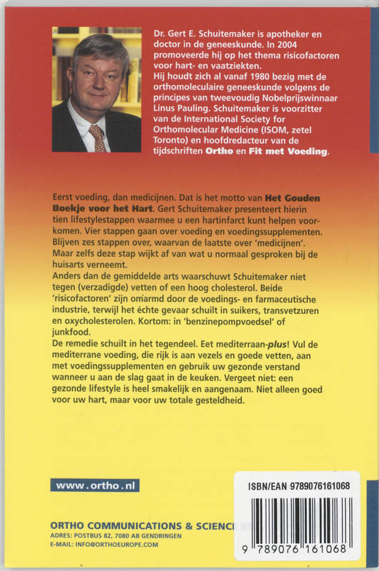 Achterkant van Het Gouden Boekje voor het Hart