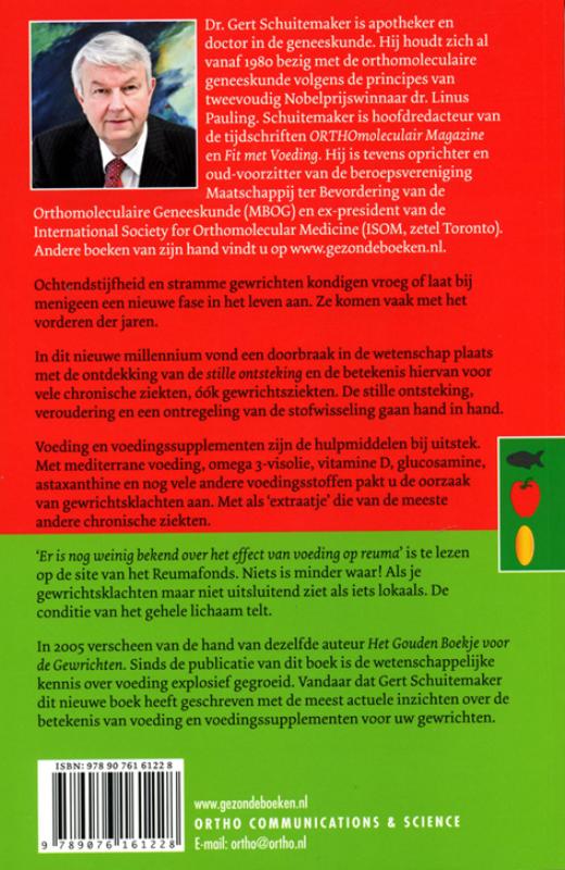 Achterkant van Gewrichten en voeding