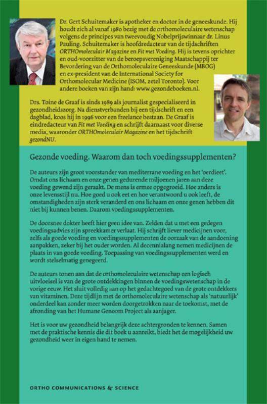 Achterkant van Fit met Voedingssupplementen