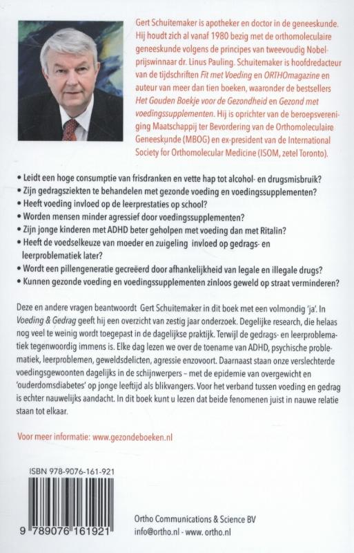 Achterkant van Voeding & gedrag