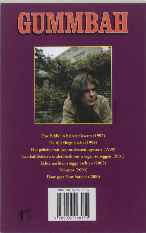 Achterkant van Een kalfslederen onderbroek