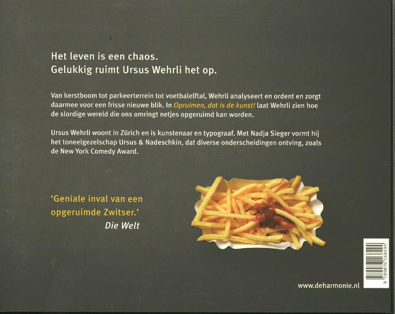 Achterkant van Opruimen, dat is de kunst!