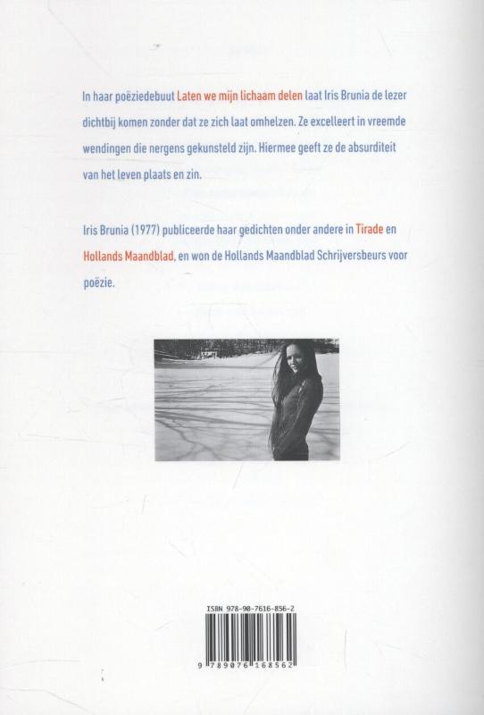 Achterkant van Laten we mijn lichaam delen